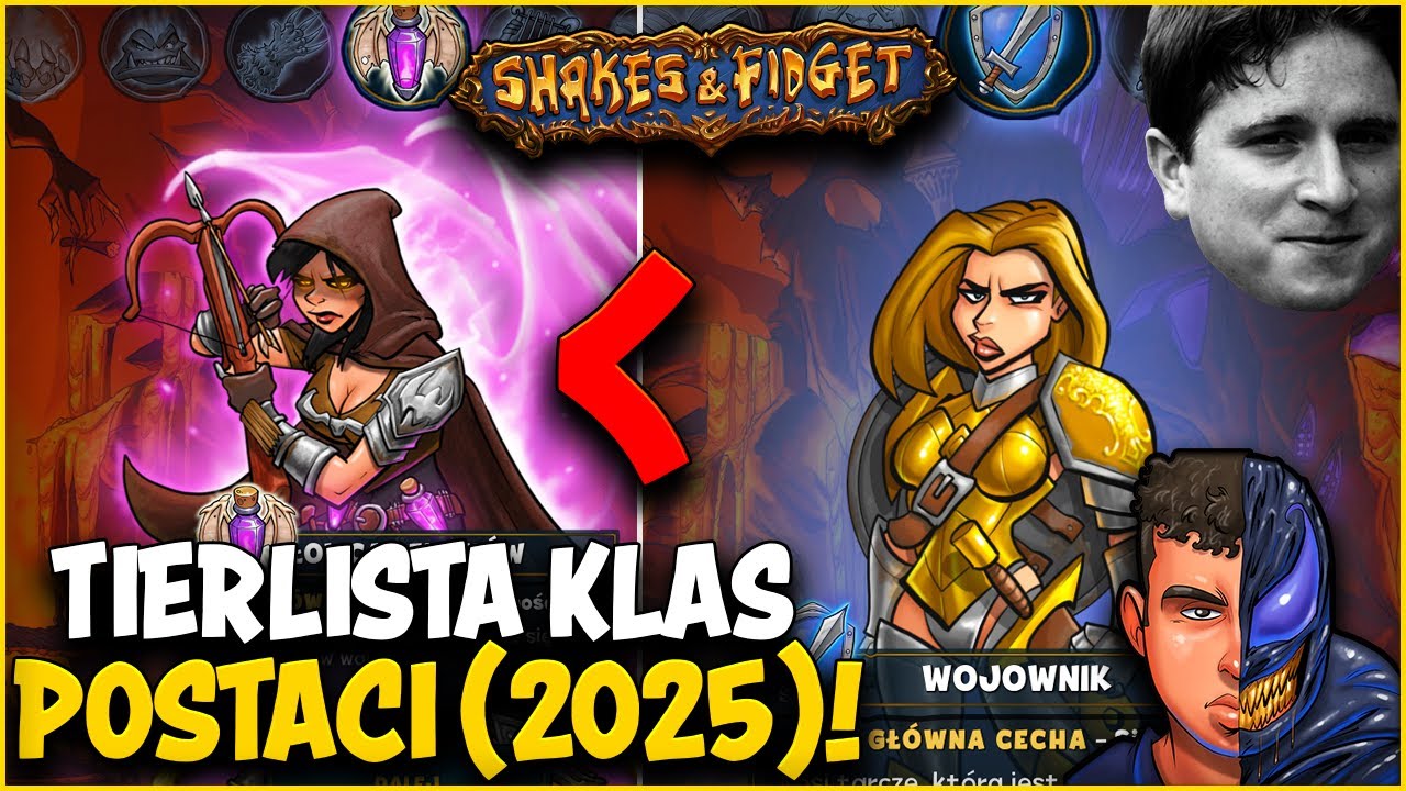 ⭐ PALADYN TO NOWY S TIER?! (TIERLISTA KLAS POSTACI 2025) ⭐ SHAKES & FIDGET ⭐ N3UTR4L ⭐