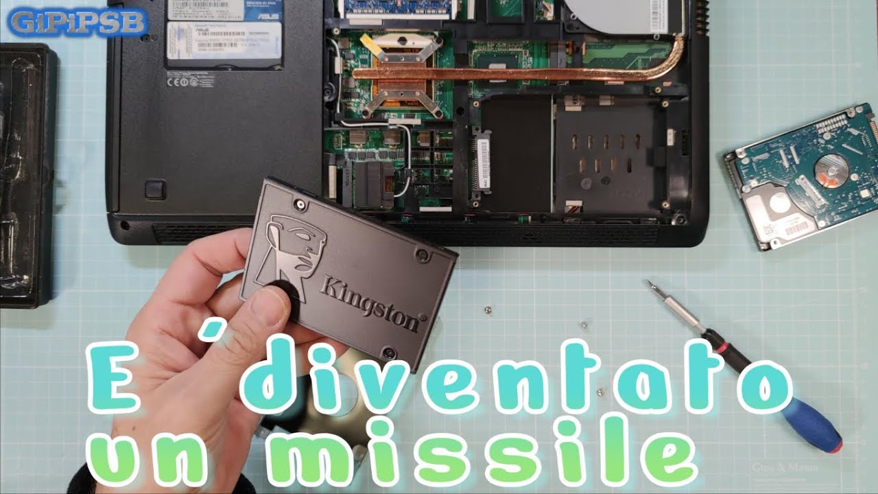 SSD su ASUS X52F è dientato un missile!! Windows 10 si avvia in 23 secondi