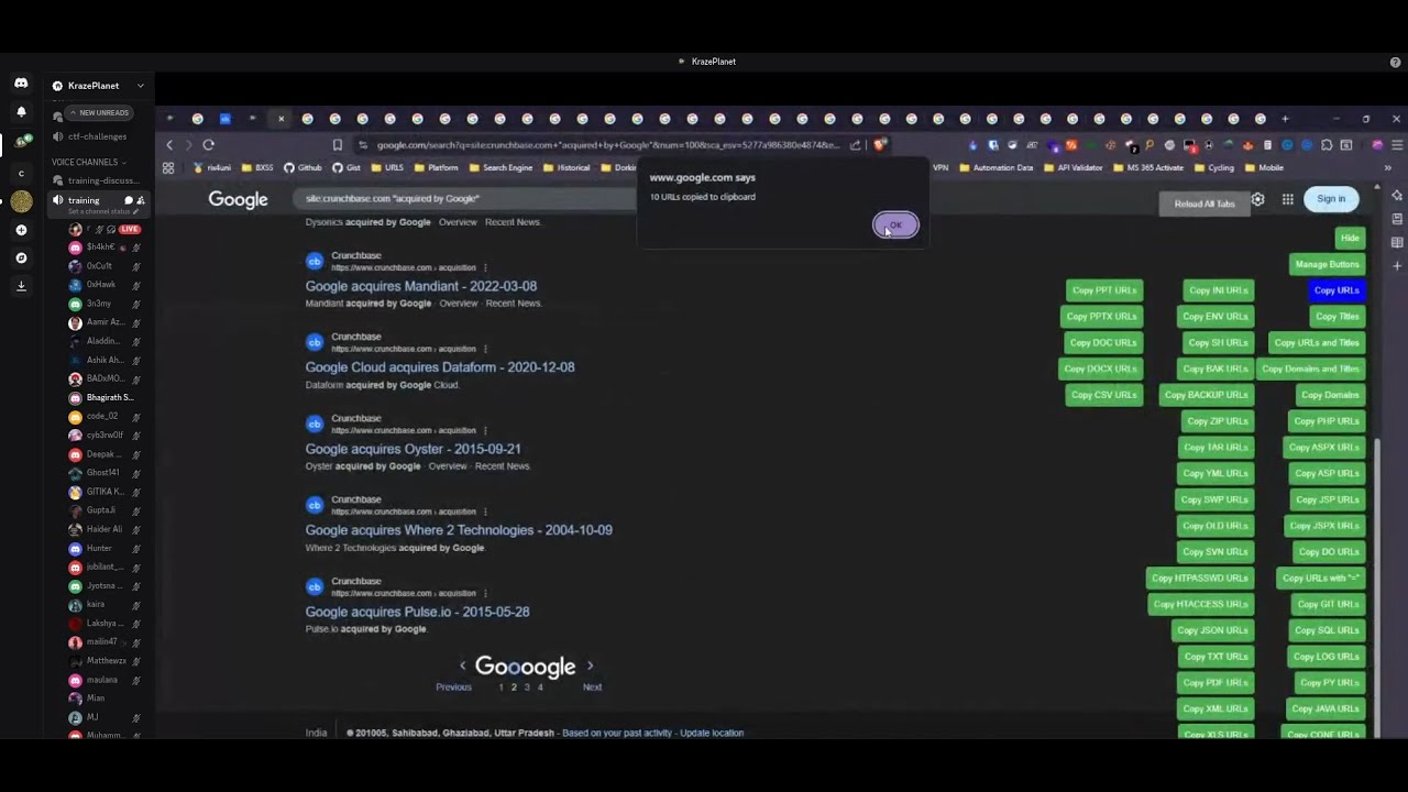 Day1 - Recon Basics: Burp, Dorking & Shodan Walkthrough