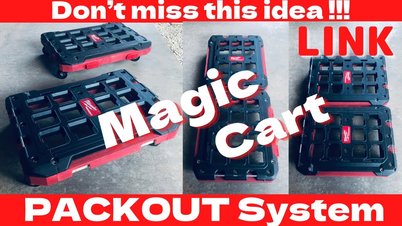 Creative ideas/LINK CART/Hack Milwaukee PACKOUT mods and setup