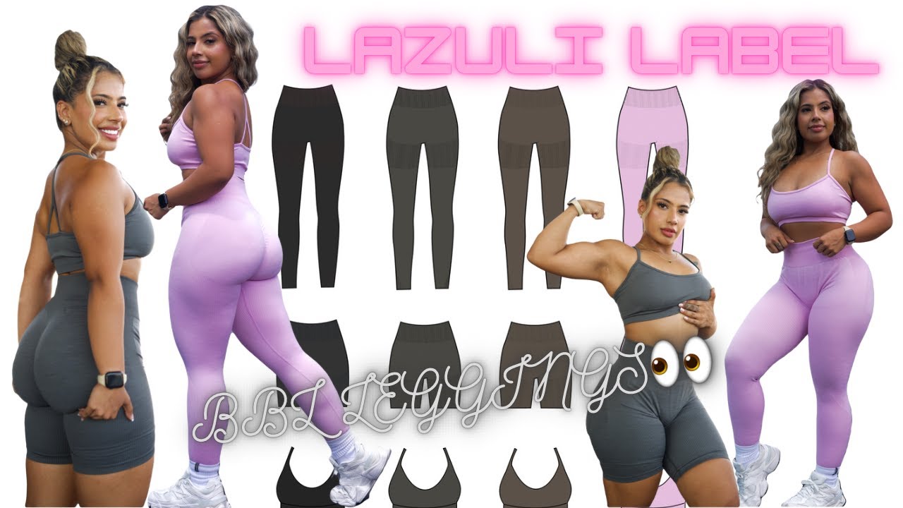 Lazuli Label Sculpt Scrunch Collection - THE REAL BBL LEGGINGS?