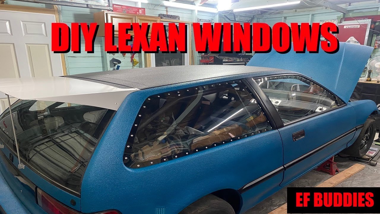 DIY Lexan Windows in Your Honda Racecar