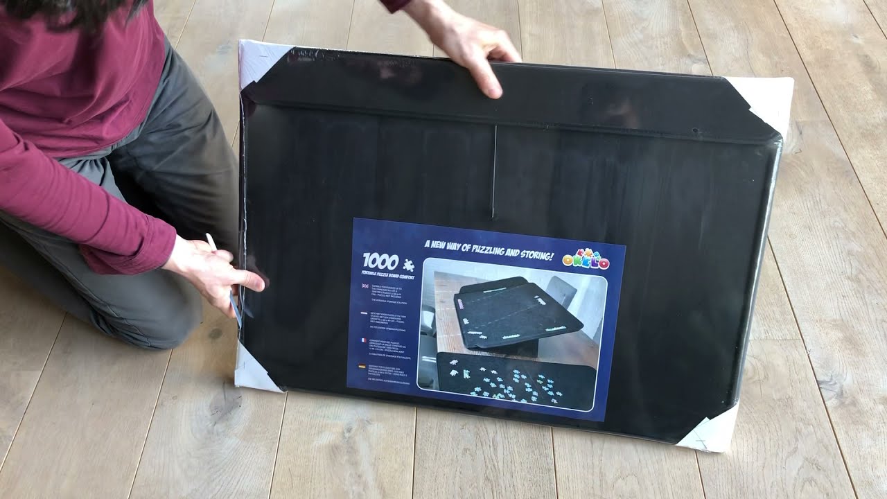 Video 1: Uitpak video van de OKELO Puzzelmap puzzel 1000 stukjes - 'Portable Puzzle Board Comfort'
