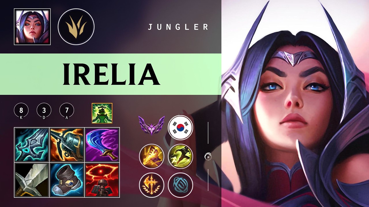 Irelia Jungle vs Lee Sin - KR Master Patch 26.05