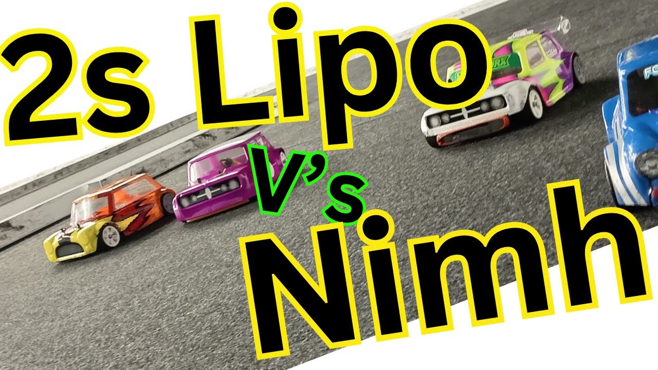 2's Lipo Vs Mardave Nimh (Close Racing Action)