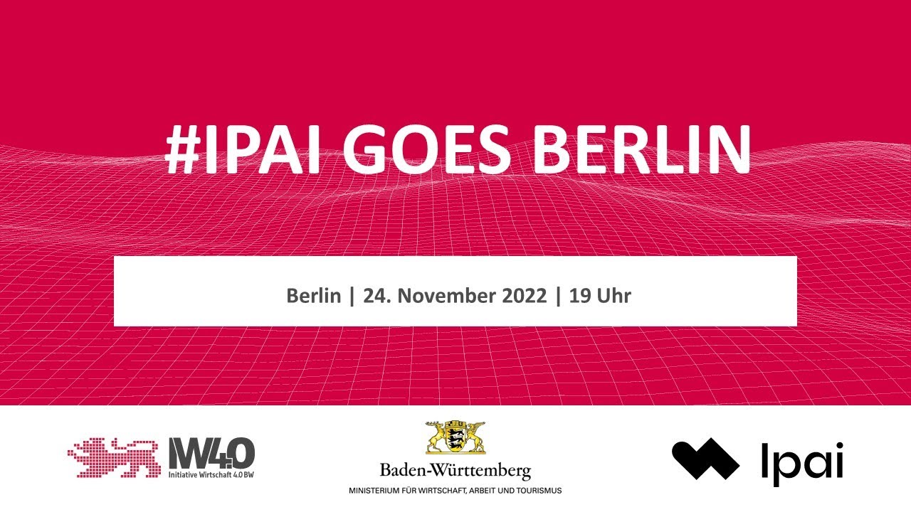 Vorstellung des Innovation Park AI BW #Ipai