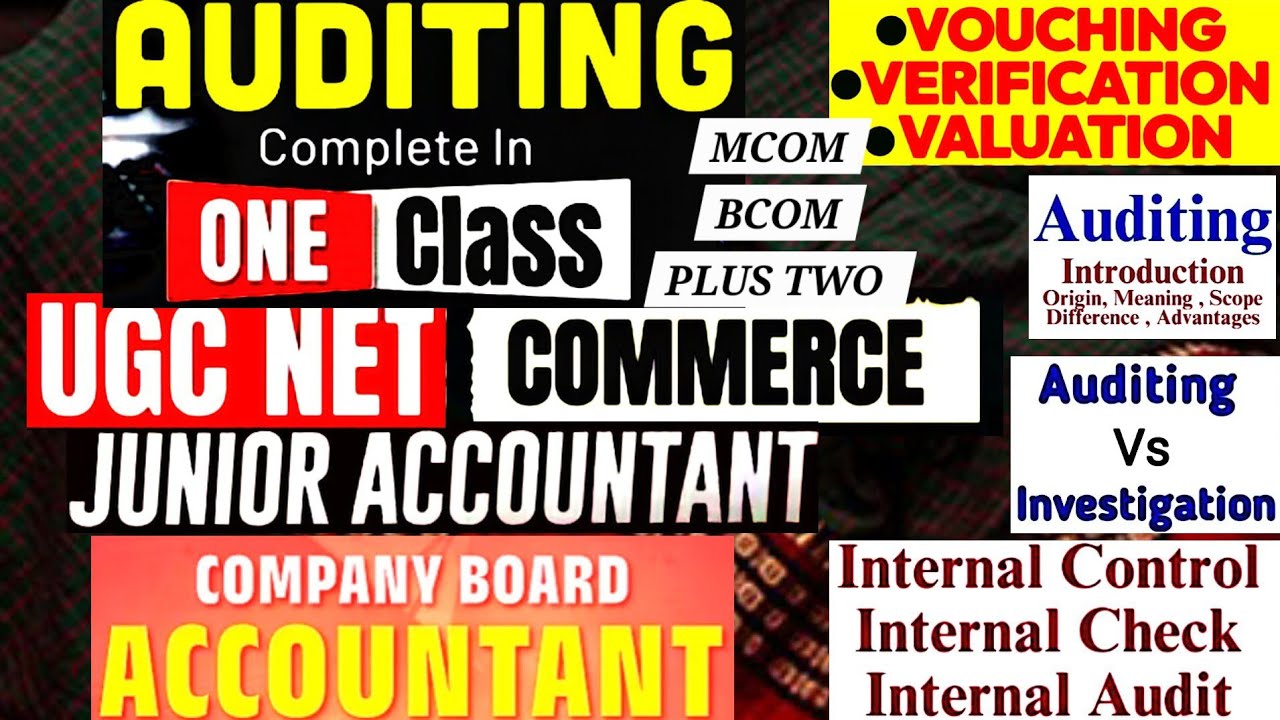 Auditing || Complete Auditing Concept | Investigation | vouching |  internal check | #auditing #psc 