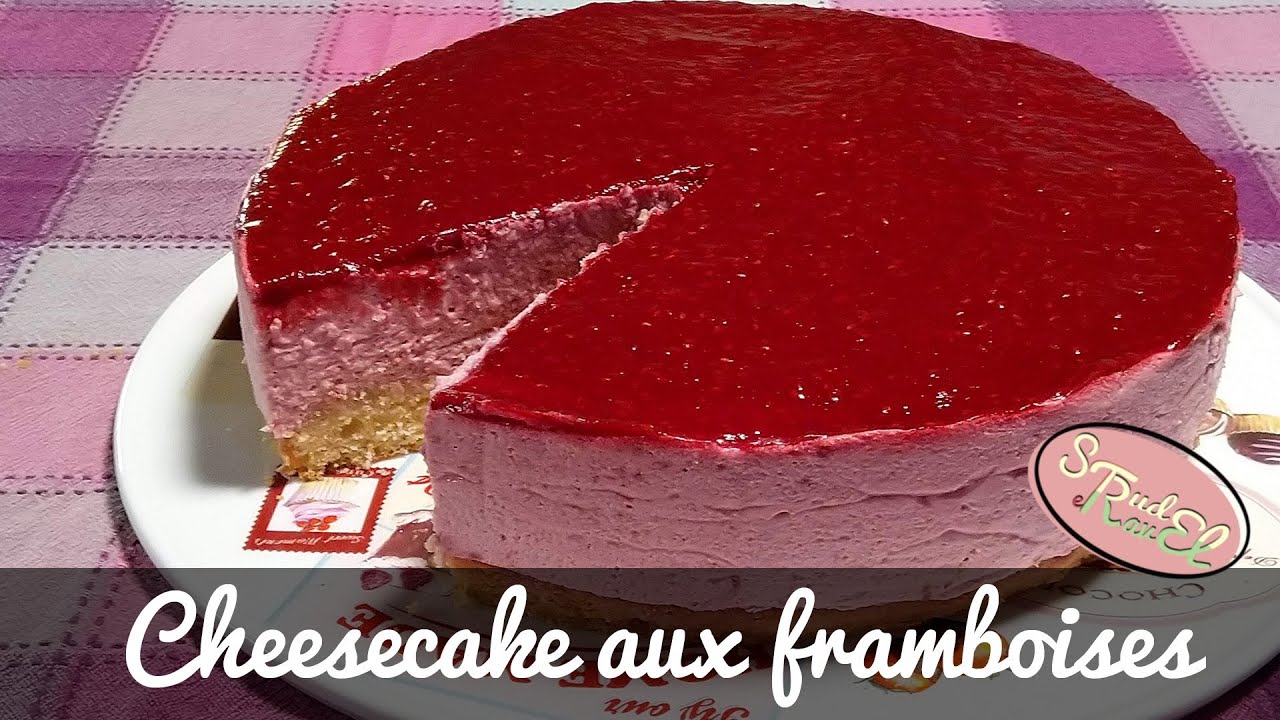 Cheesecake aux framboises