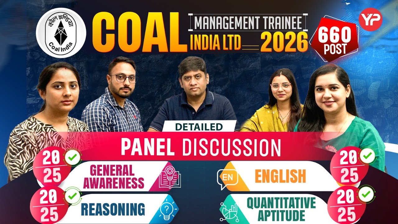 Strategy for 80/100 in CIL MT Non-Technical Paper | English, Reasoning, Aptitude & General Studies