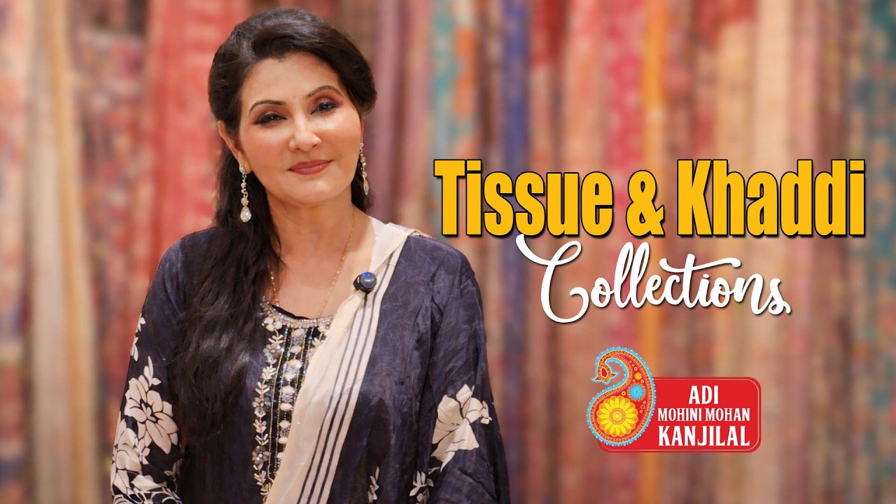 Some Beautiful Collections on Tissue & Khaddi Silk by Swarnali Kanjilal 