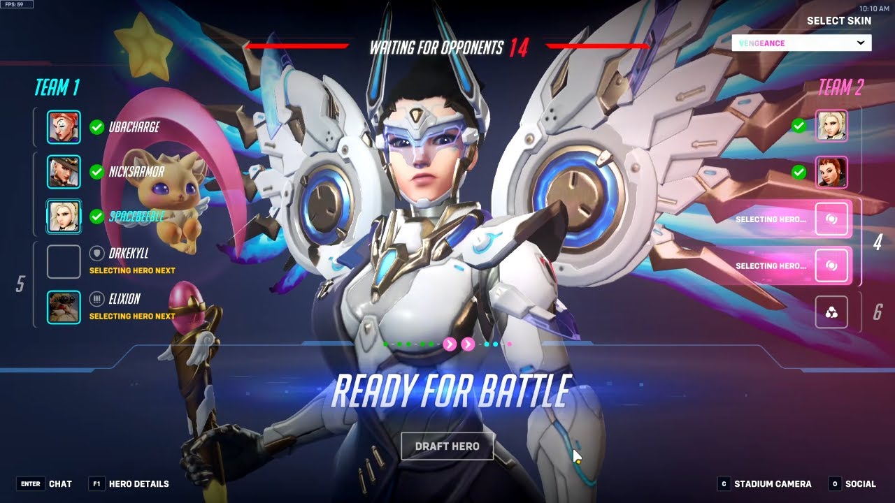 Overwatch 2 - Mercy Stadium Gameplay (No Commentary)