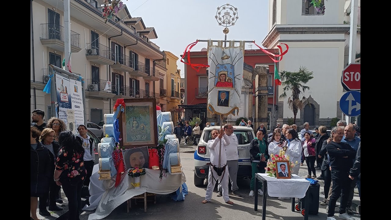 Maria Santissima dell'Arco - Casa Criscio - 1 aprile 2024 - Prima funzione di Calvizzano