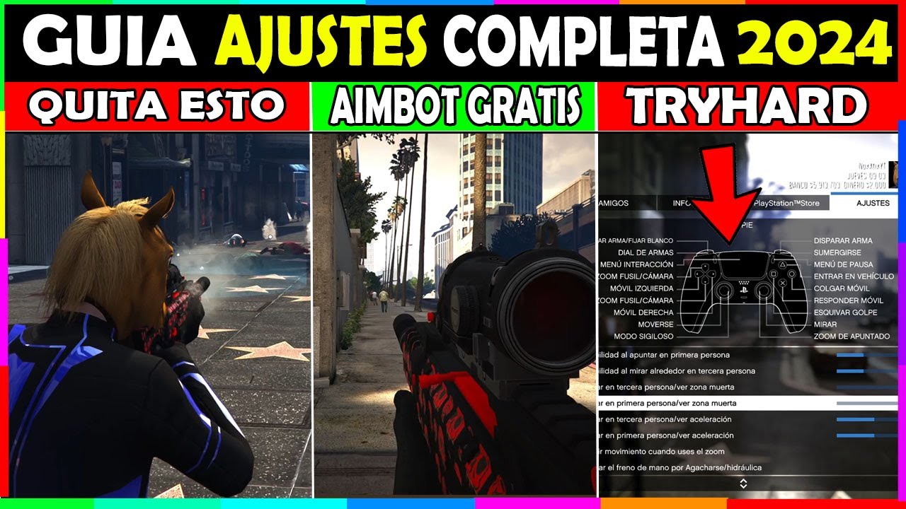 15 AJUSTES de GTA 5 Online que TIENES que CAMBIAR AHORA!!! Configuración TRYHARD en GTA Online