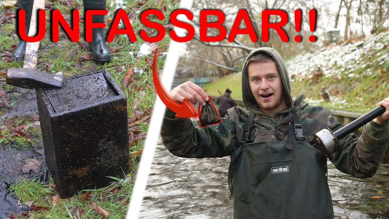 UNFASSBAR 😯— SCHMUCKBEUTEL, Geschlossene TRESORE und GELDKASSETTEN 🤯/ Magnetfischen Gebrüder Lange