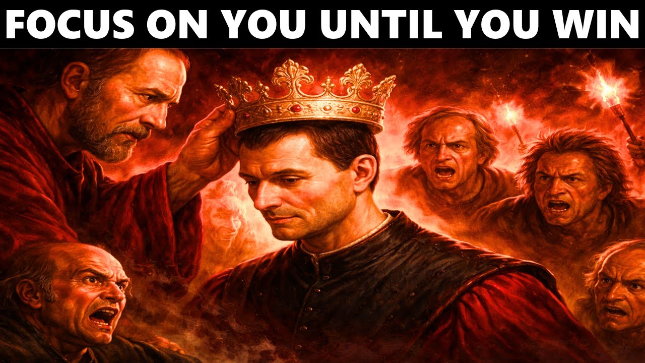 FOCUS ON YOU UNTIL YOU WIN — in the way of Machiavelli, dominate or be dominated.