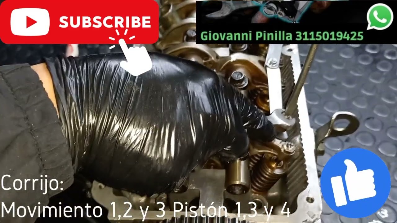 Calibrado de válvulas Zotye, mitsubishi lancer. motor 4g13, 4g15 y 4g18.