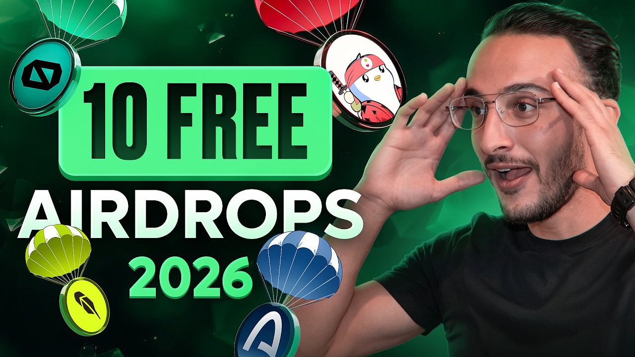 10 Free Crypto Airdrops to Farm in 2026!