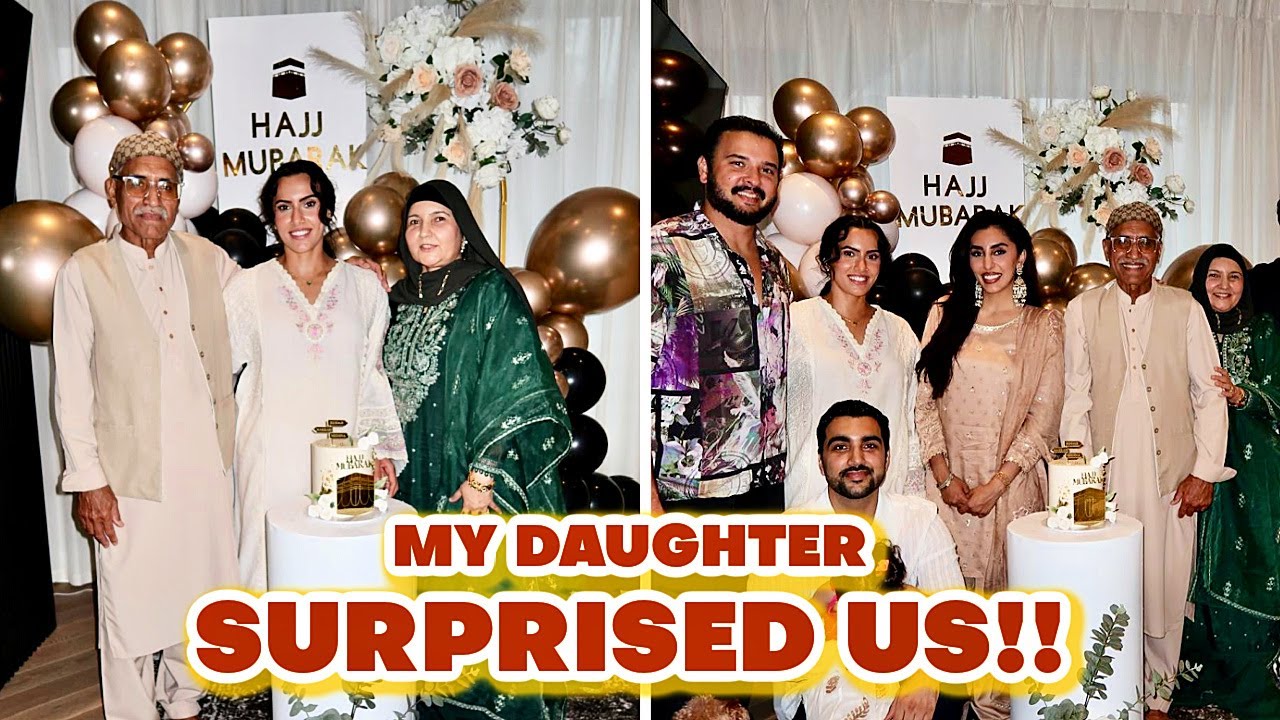 MY DAUGHTER SURPRISED US with a party for Hajj 🎉 🥹❤️ 