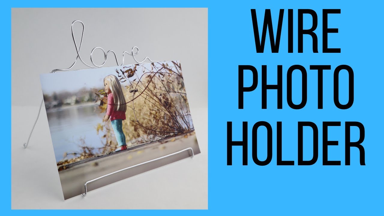 Wire Photo Frame Holder DIY Tutorial