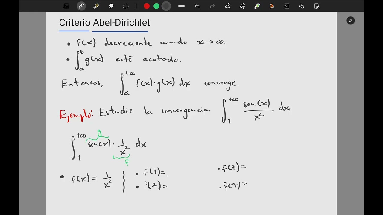 Criterio Abel Dirichlet