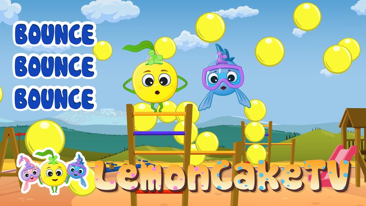 BOUNCE BOUNCE BOUNCE | LemonCakeTV | Nursery Rhymes & Kids Songs