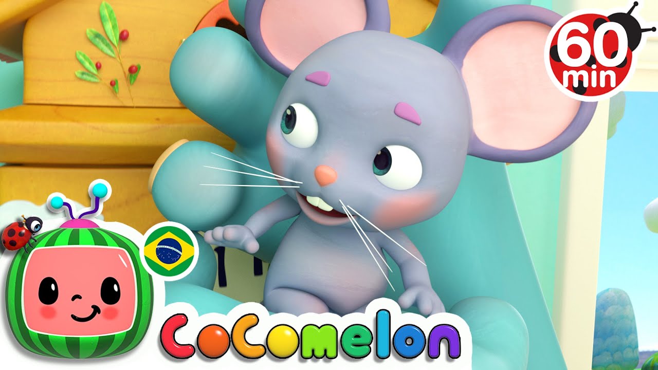 CoComelon em Português | Hickory Dickory Dock | Músicas Infantis | Compilação de Desenhos Animados