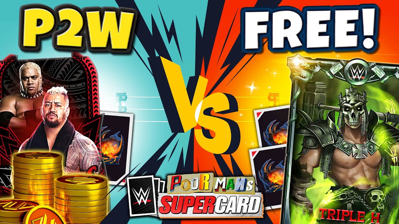 I Put my FREE Account vs. P2W Account in WWE SuperCard and THIS Happened... (PMSC #3)