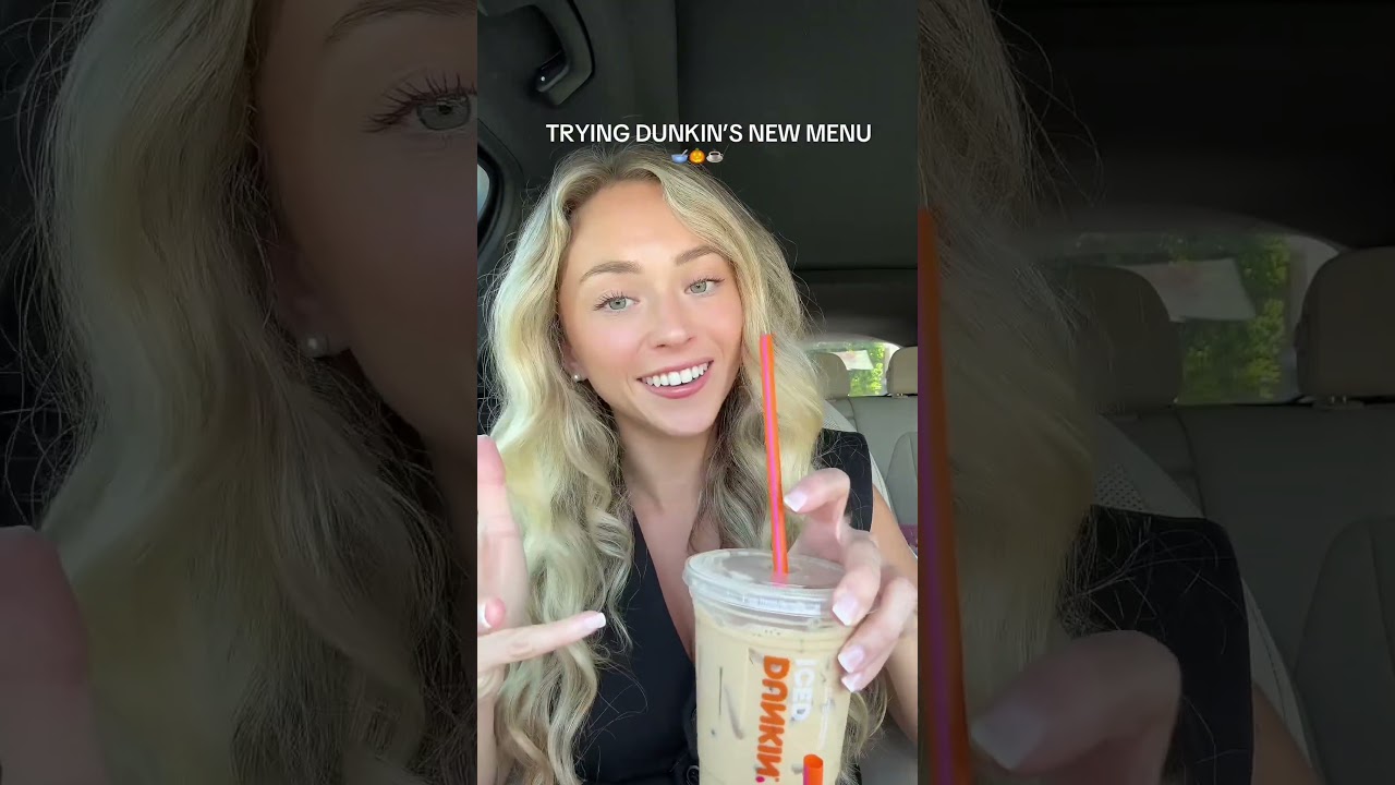 CEREAL N&rsquo; MILK ICED LATTE?! Trying Dunkin&rsquo;s new (Fall??) menu #coffeereview #eatwithme