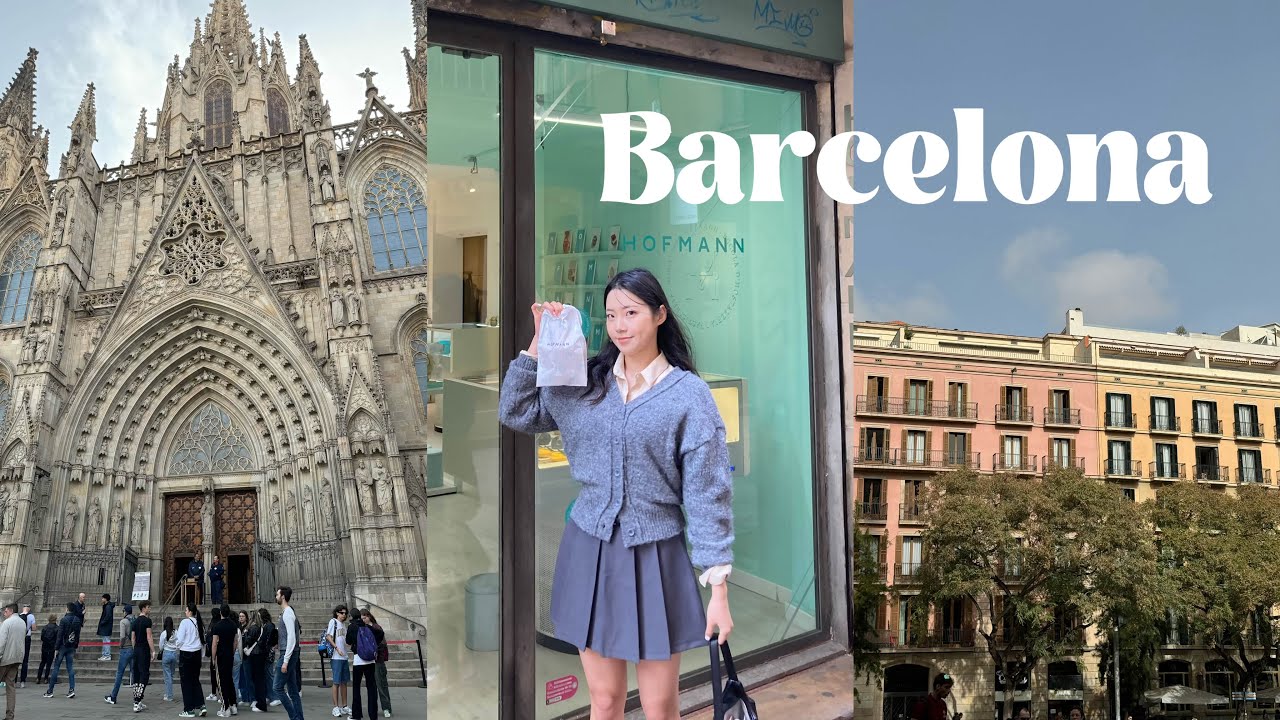 🇪🇸#2 바르셀로나에서 기차타고 시체스까지 ෆ 신혼여행 | 시체스 오션뷰 카페 | 카탈루냐광장 맛집 | 개선문 맛집 | 먹물빠에야 맛집