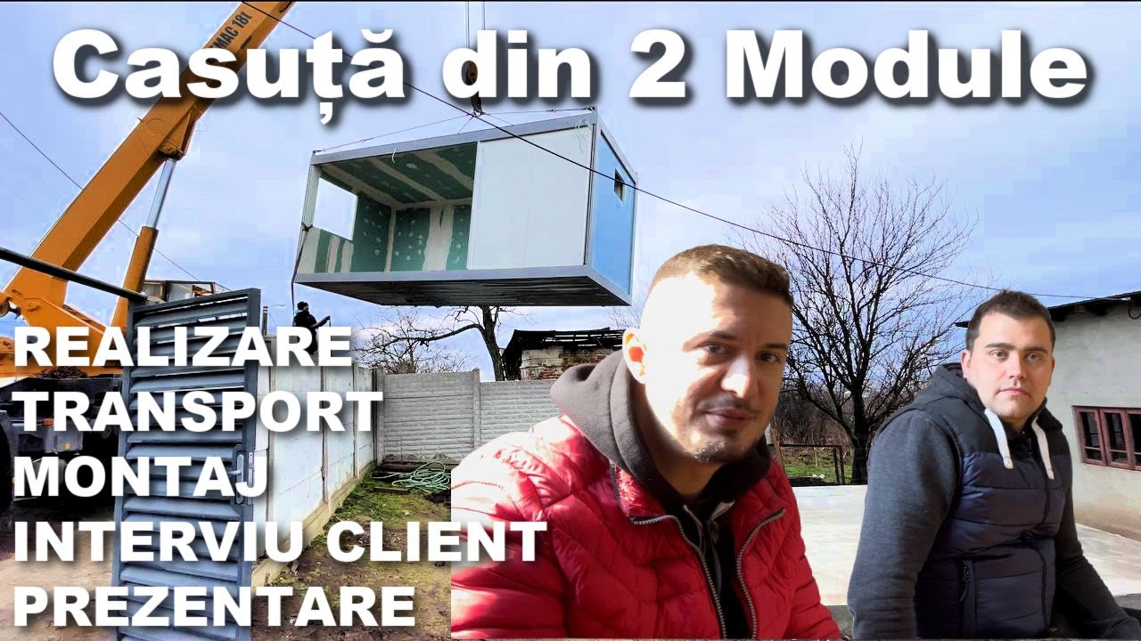 CASA DIN 2 CONTAINERE MODULARE IN CRAIOVA PENTRU LOCUIT PERMANENT | Part 1