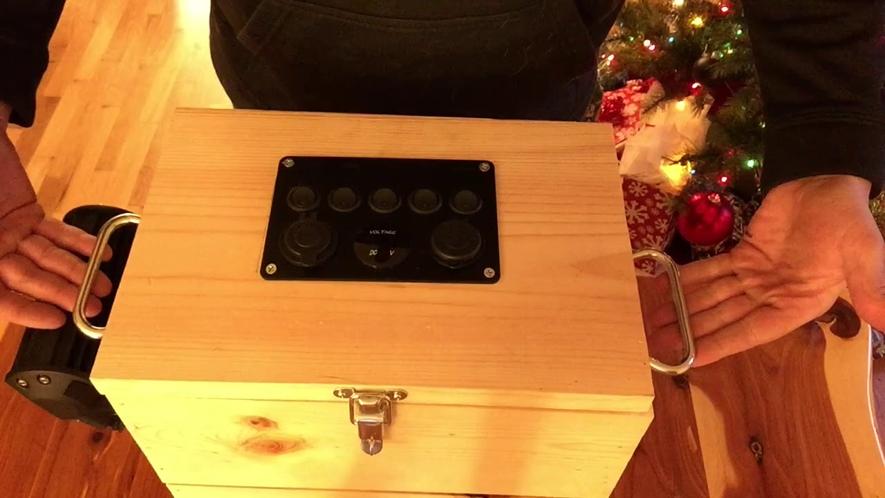 DIY CUSTOM Battery Box BUDGET BUILD (Portable charging power)