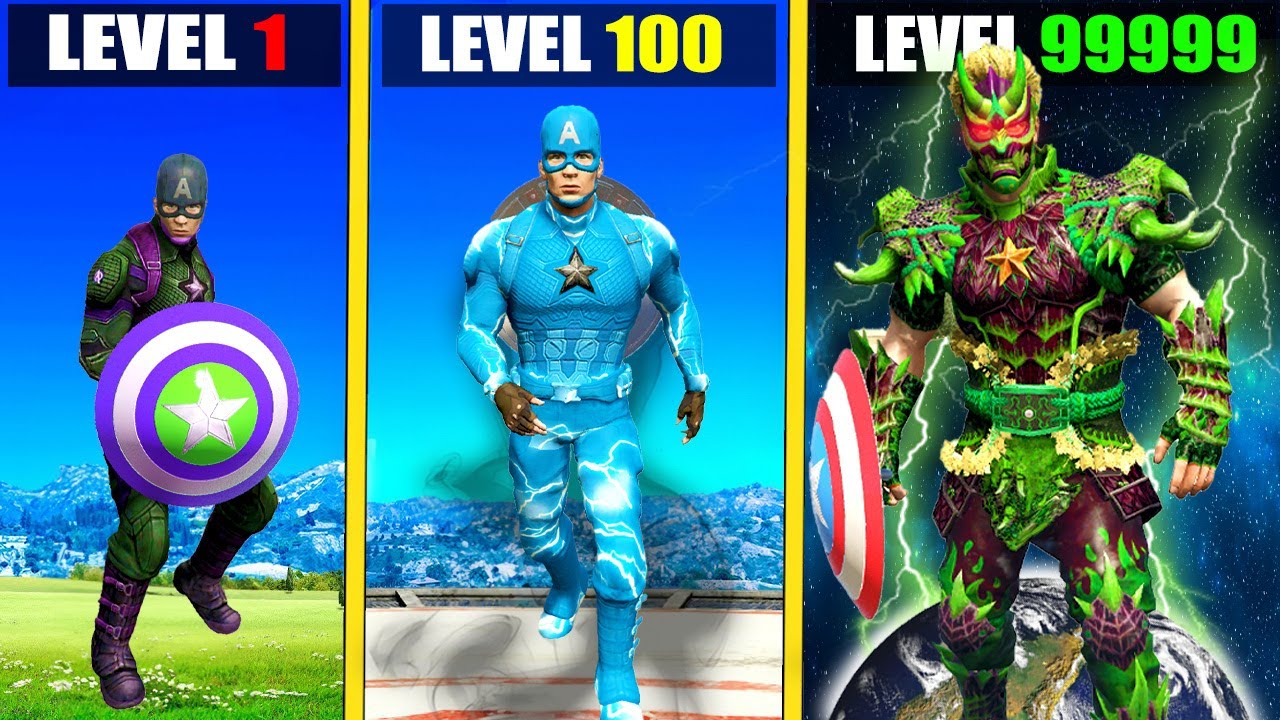 $1 CAPTAIN AMERICA into $1,000,000,000 CAPTAIN AMERICA Suit in GTA 5!