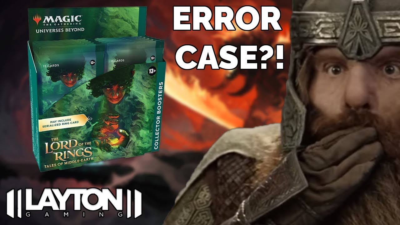Lord of the Rings MTG Collectors Case with TWO Surges and a Ring?!