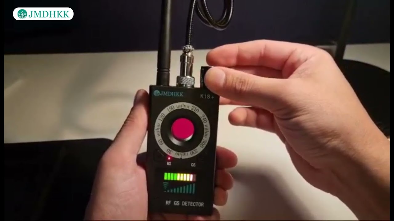 JMDHKK K18+ Instructional Video - Anti Spy Detector / RF Detector