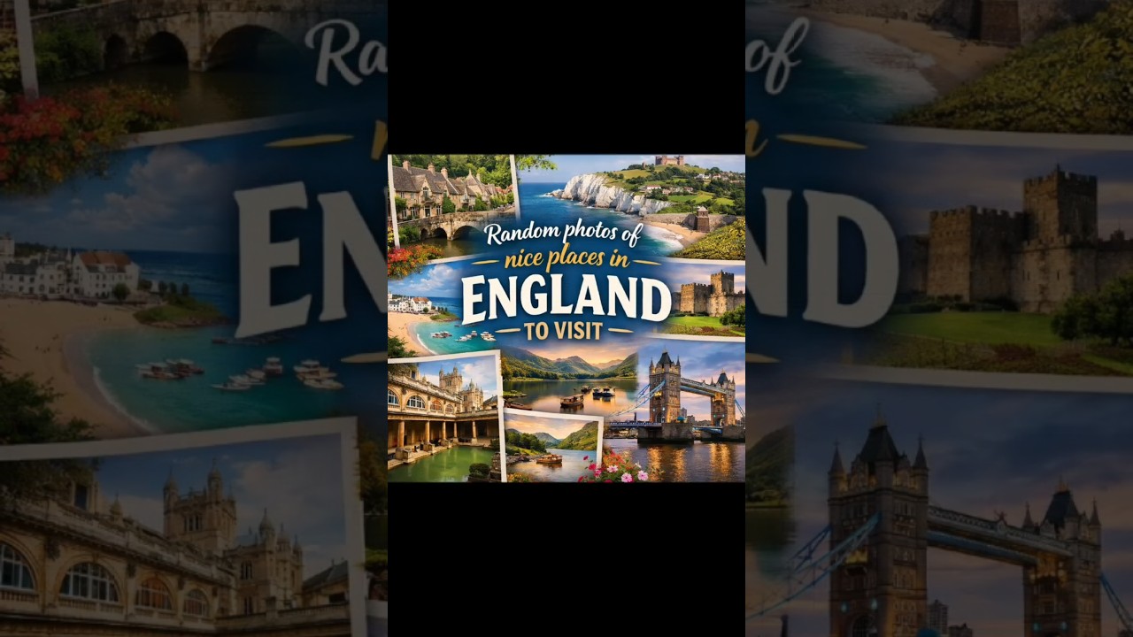 Nice places to visit in England. 