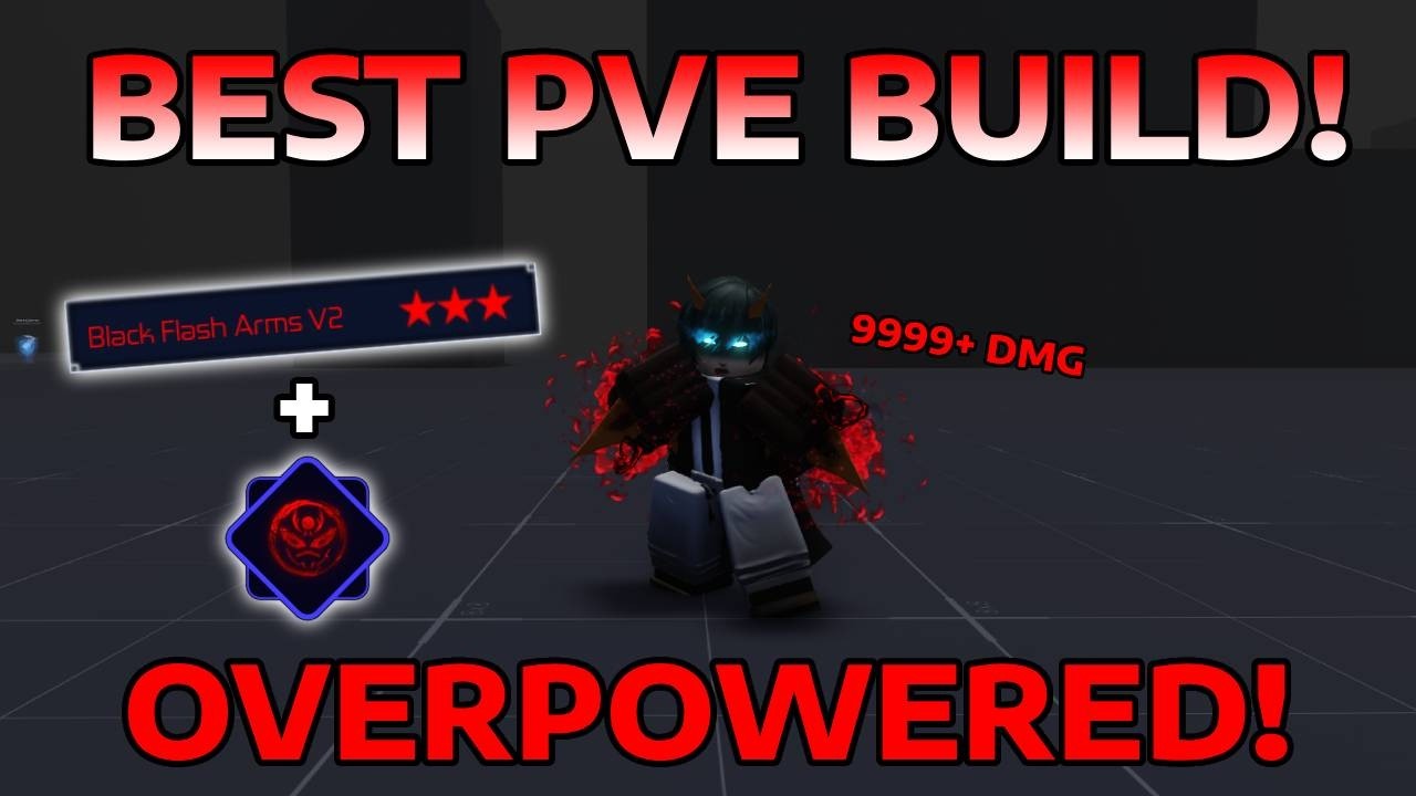 Лучший PvE-билд в Jujutsu Infinite! (Билд «Черная вспышка»)