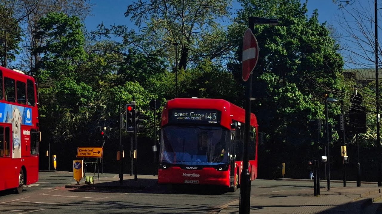 FIRST TIME | Journey on the Metroline London Bus Route 143 | WSE2942, LV74 CCX | Wright GB Kite