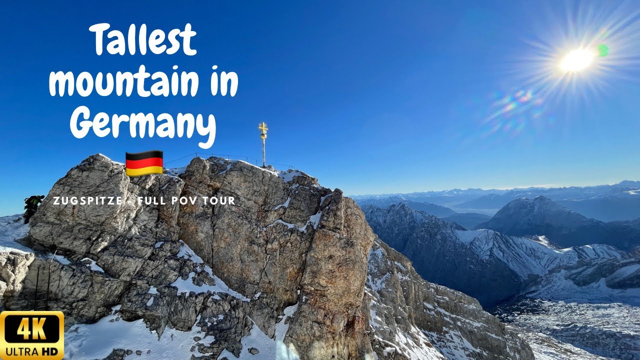 Eibsee Cable Car to Zugspitze, Germany 🇩🇪(4k) - Full tour
