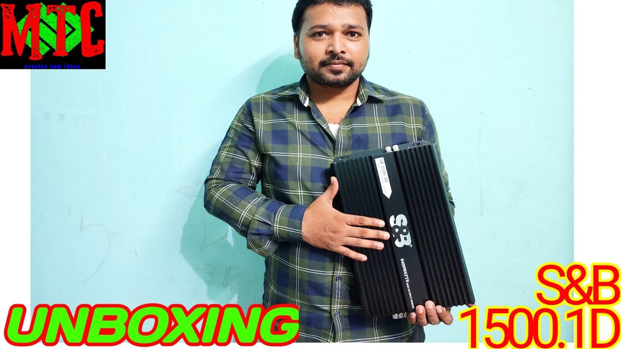 S&B Sound Blast 1500rms Mono Amplifier Unboxing | S&B Sound Blast Mono Amplifier 1500.1D | S&B Mono