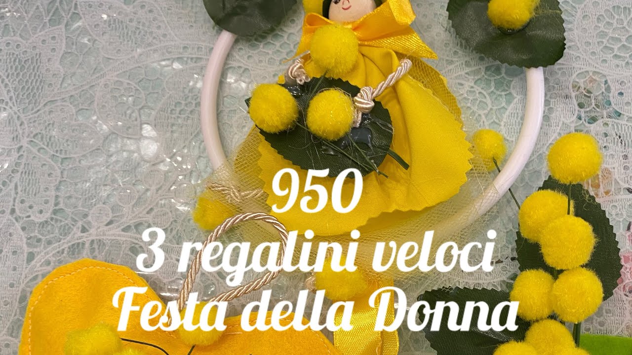 Tre regalini per la festa della donna