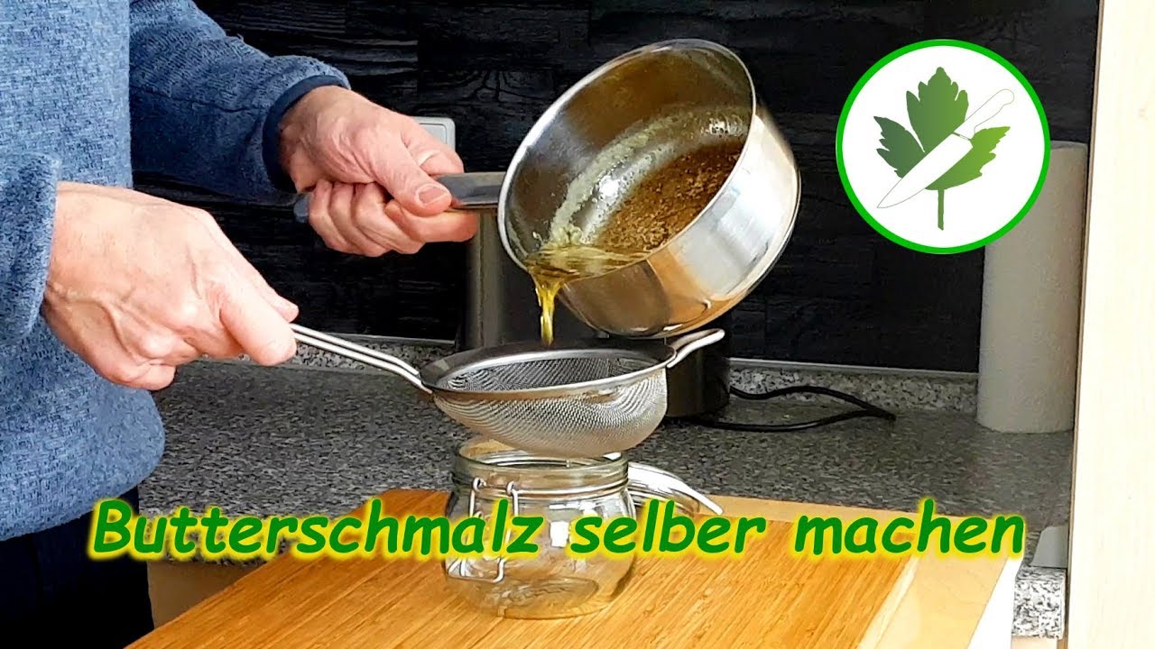 Wie macht man geklärte Butter? #Butterschmalz