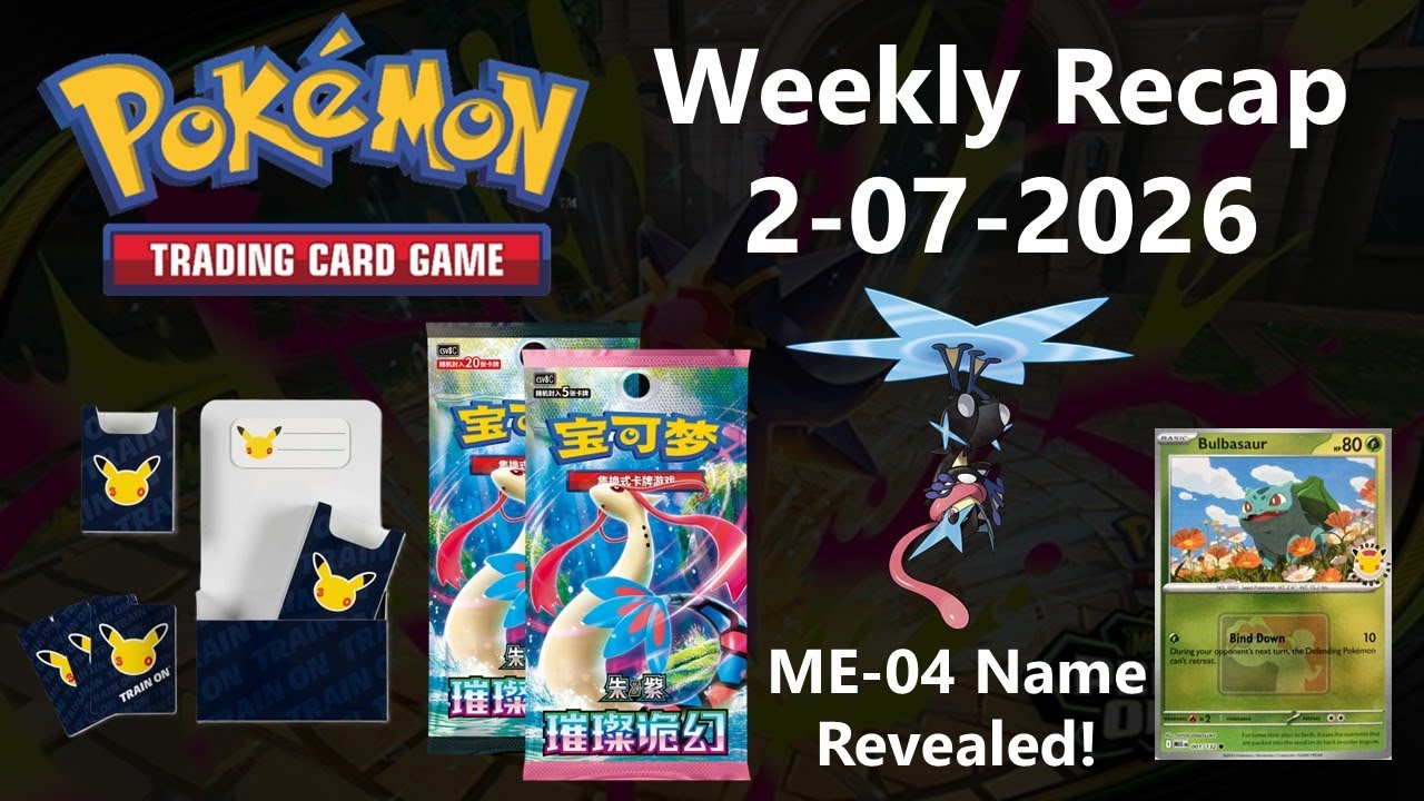 ME04 name revealed, 30 year celebration merch, new Chinese set and promo  | Feb 7th Weekly Recap