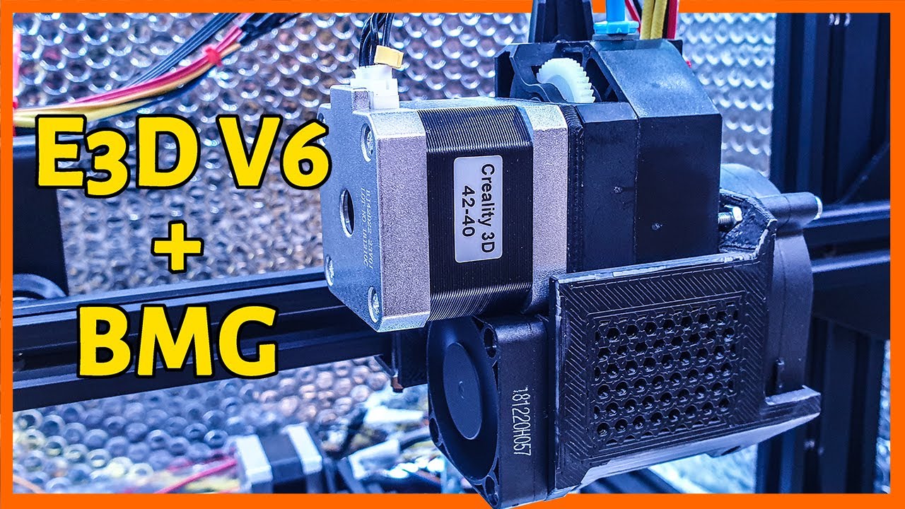 ENDER 3 con FUSOR V6 y EXTRUSOR TIPO BMG DIRECTO - EL MEJOR COMBO