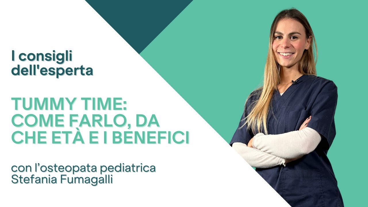 Come fare Tummy Time con il neonato
