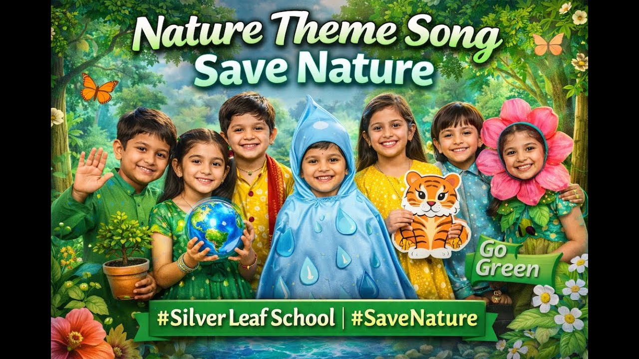 Nature Theme Song Dance | Silver Leaf School Students | Save Nature 🌍🌿