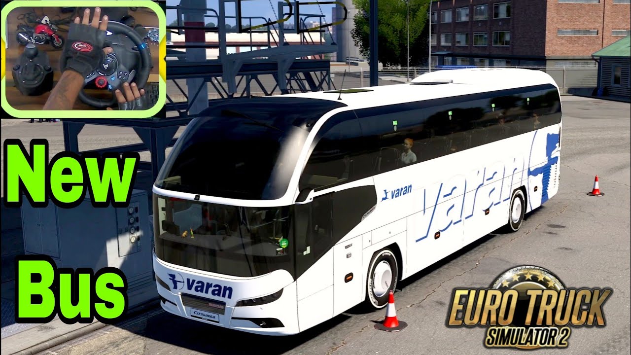 Euro Truck Simulator 2 | Neoplan Cityliner Bus Trip | Realistic Drive in Heavy Traffic |