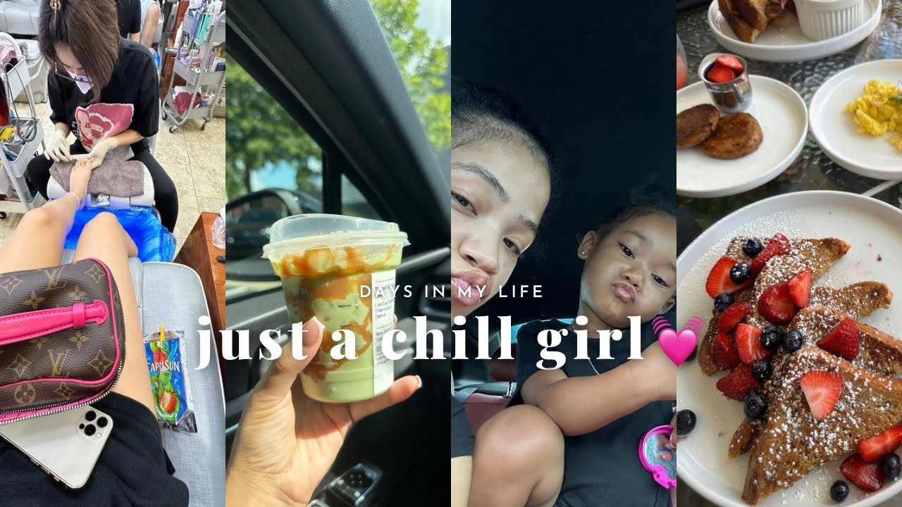 chill girl 💕 | brunch, pedicure, mini hygiene restock, auntie things, tiktok shop haul, & more…