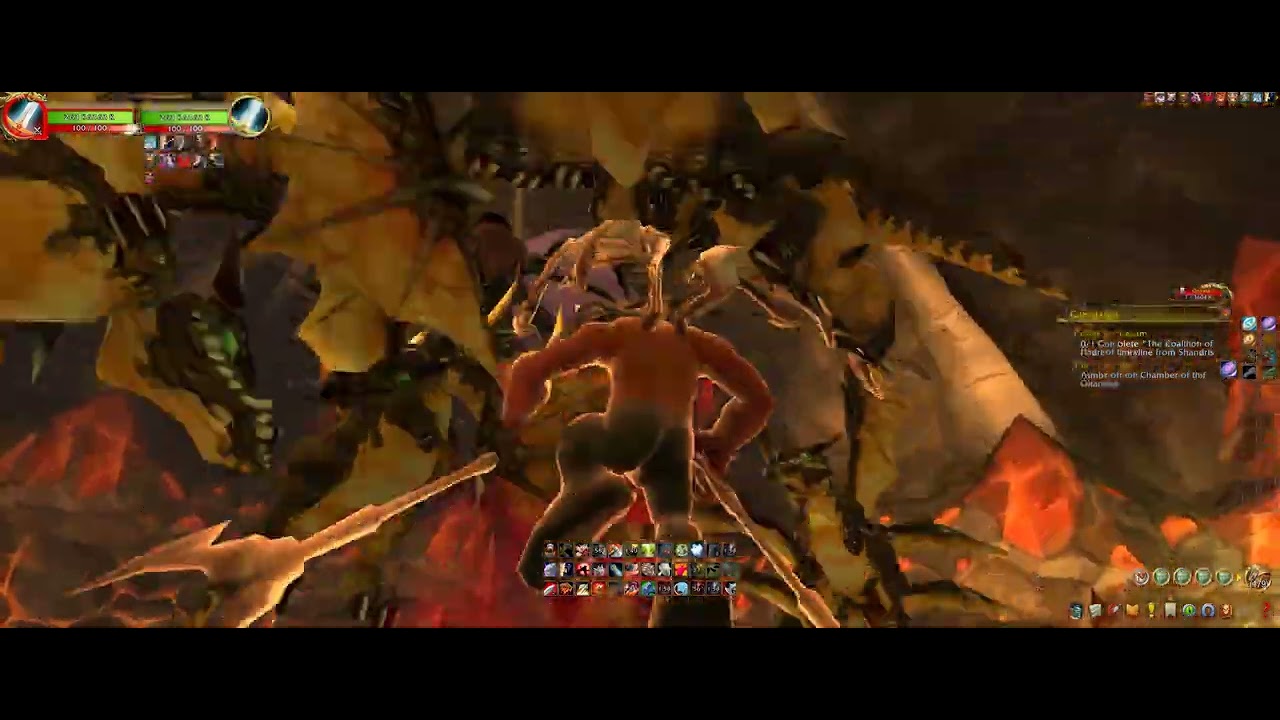 World Of Warcraft Doing Onyxia's Lair [Sparing the Whelps edition]