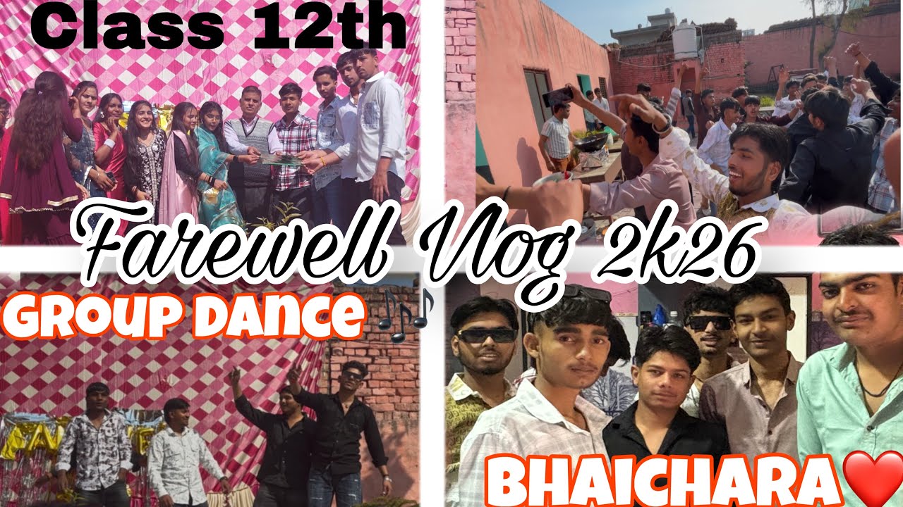 School Farewell Vlog 2k26 🥳