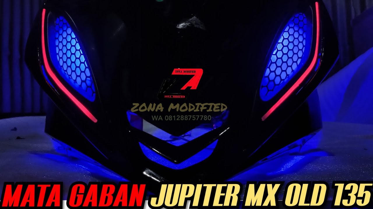 MATA GABAN JUPITER MX OLD 135 + SEN RUNNING || MODIFIKASI JUPITER MX‼️BY: ZONA MODIFIED